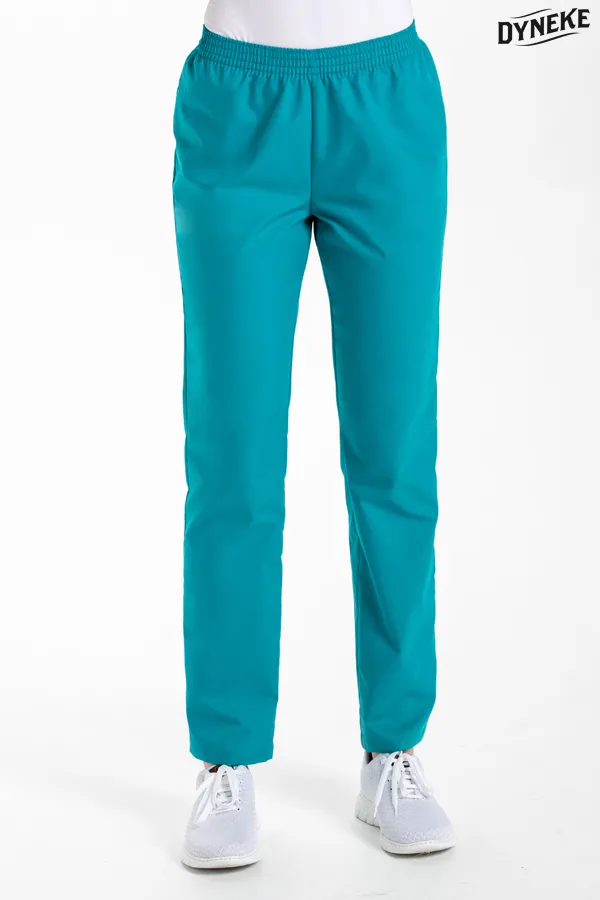 Pantalón clásico agua marina (36)