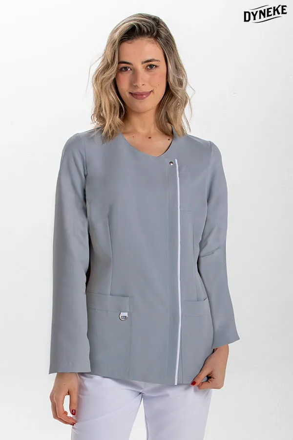[8803491-SP] Chaqueta mujer gris m/l tapeta (SP)