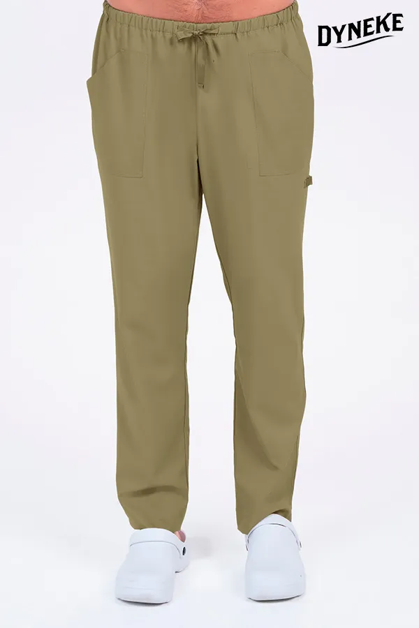 [8268344-SP] Pantalon caqui poliéster elástico cinta (SP)