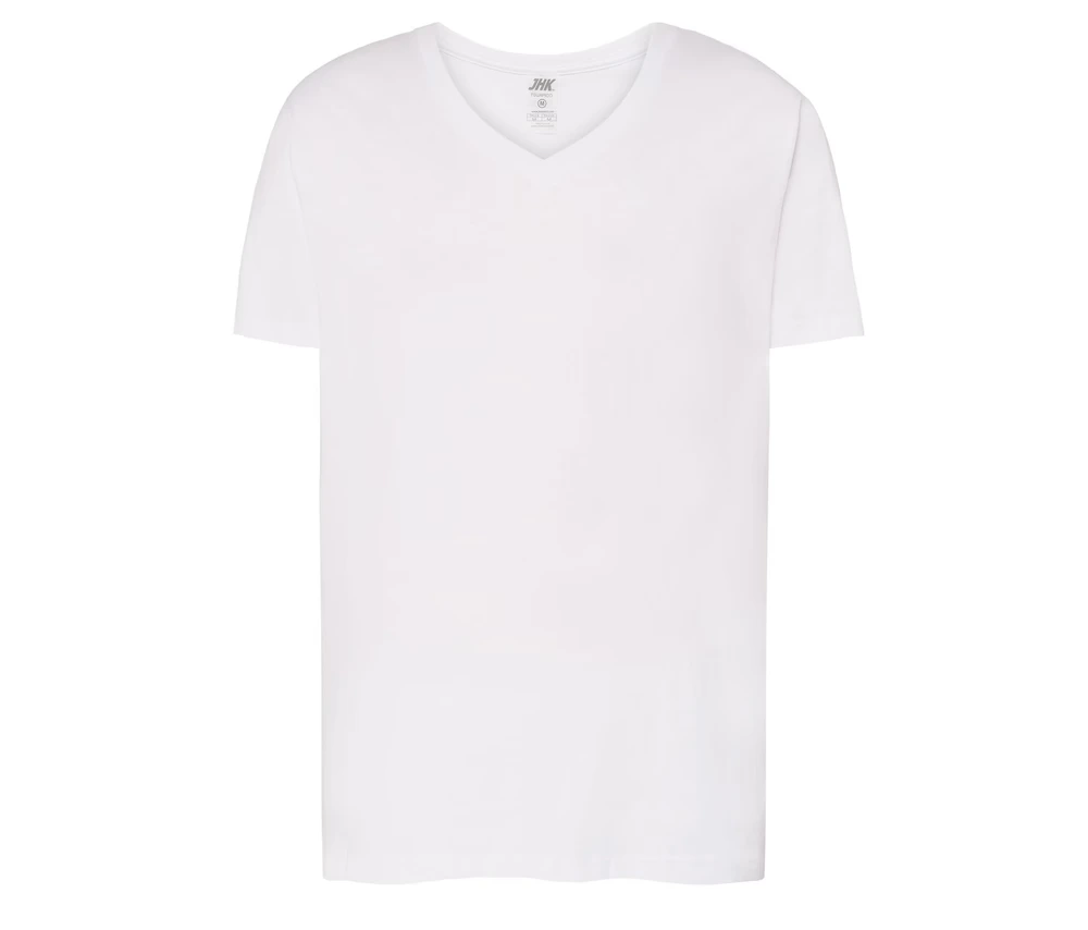 Camiseta De Algodón Cuello en V Varios Colores JHK Gramage 160g