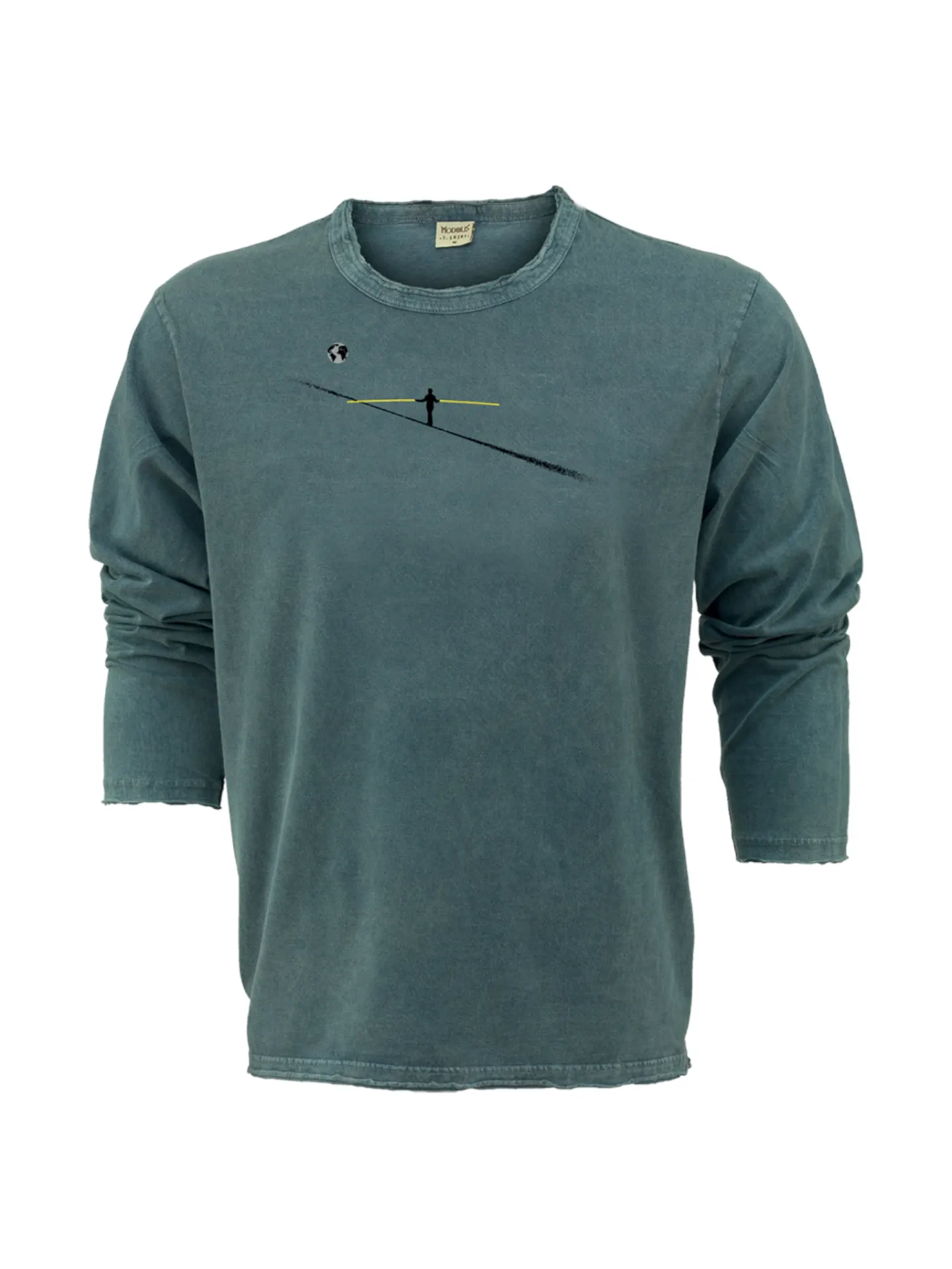 Camiseta MODOUS LS Art (S, Carbon ICE)