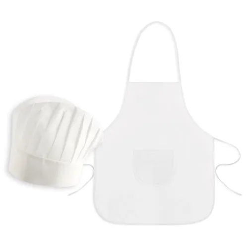 SET DELANTAL Y GORRO INFANTIL